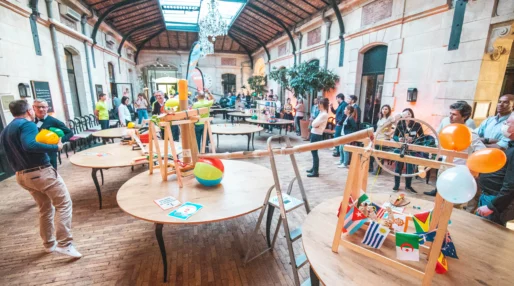 team building collaboratif reaction en chaine