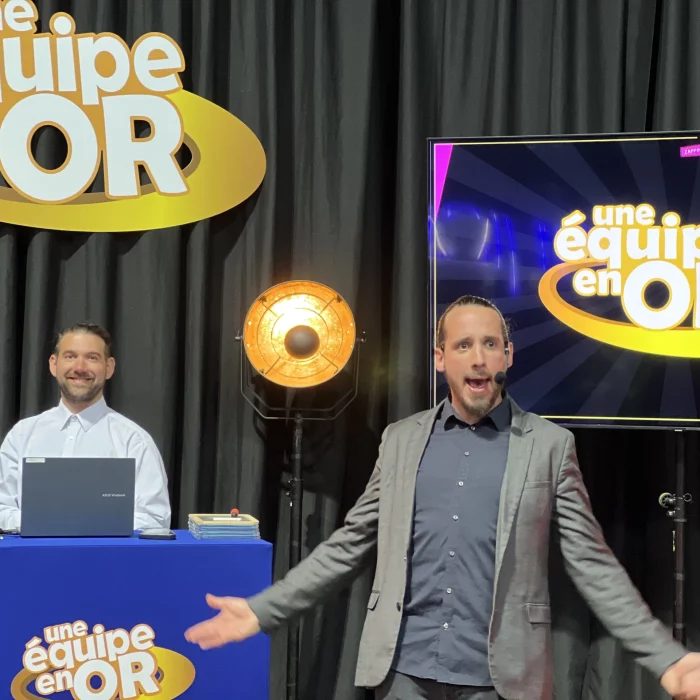 team building multi activites emissions tv une equipe en or